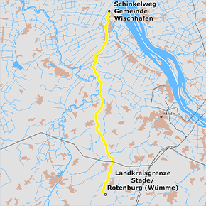 Trassenverlauf des Abschnitts Wischhafen – Stade / Rotenburg (Wümme) des BBPlG-Vorhabens 3 Trassenverlauf des Abschnitts Wischhafen – Stade / Rotenburg (Wümme) des BBPlG-Vorhabens 3