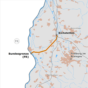 möglicher Trassenverlauf des BBPlG-Vorhabens 72 möglicher Trassenverlauf des BBPlG-Vorhabens 72