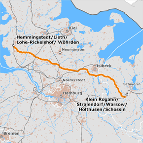 Vorschlagstrasse zwischen den Netzverknüpfungspunkten Hemmingstedt / Lieth / Lohe-Rickelshof / Wöhrden und Klein Rogahn / Stralendorf / Warsow / Holthusen / Schossin (BBPlG-Vorhaben 81) Vorschlagstrasse zwischen den Netzverknüpfungspunkten Hemmingstedt / Lieth / Lohe-Rickelshof / Wöhrden und Klein Rogahn / Stralendorf / Warsow / Holthusen / Schossin (BBPlG-Vorhaben 81)