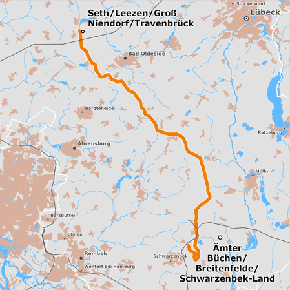 möglicher Trassenverlauf des Bestandteils Seth/Leezen/Groß Niendorf/Travenbrück – Ämter Büchen/Breitenfelde/Schwarzenbek-Land (TraveBilleLink) des BBPlG-Vorhabens 81e möglicher Trassenverlauf des Bestandteils Seth/Leezen/Groß Niendorf/Travenbrück – Ämter Büchen/Breitenfelde/Schwarzenbek-Land (TraveBilleLink) des BBPlG-Vorhabens 81e